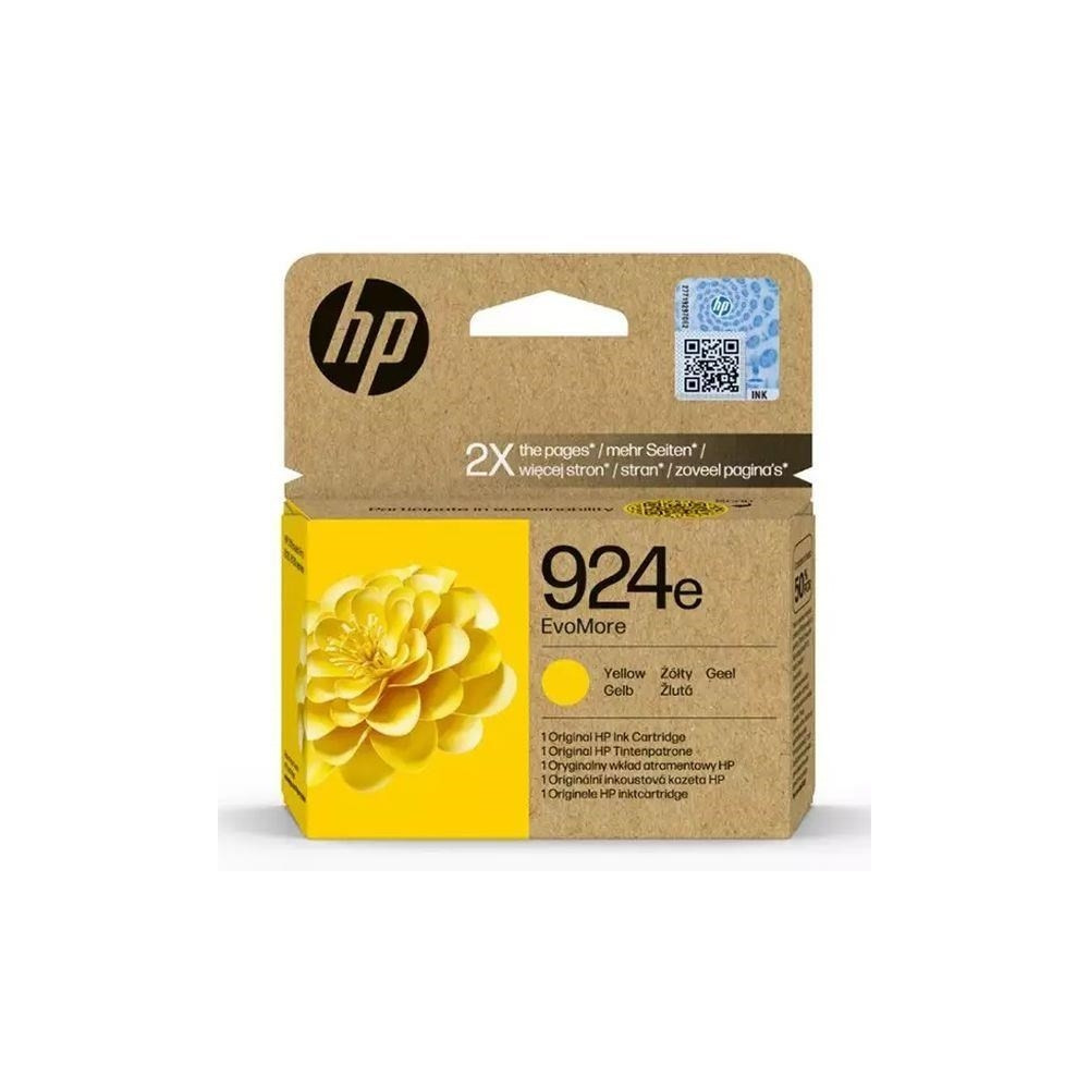 Produktbild för HP 924e EvoMore - gul - original - bläckpatron