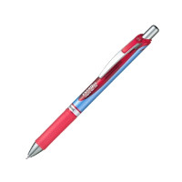 Produktbild för Gelpennor, Pentel Energel BLN75, påfyllningsbar, 0,5 mm, röd