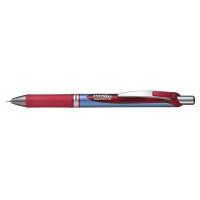 Produktbild för Gelpennor, Pentel Energel BLN75, påfyllningsbar, 0,5 mm, röd