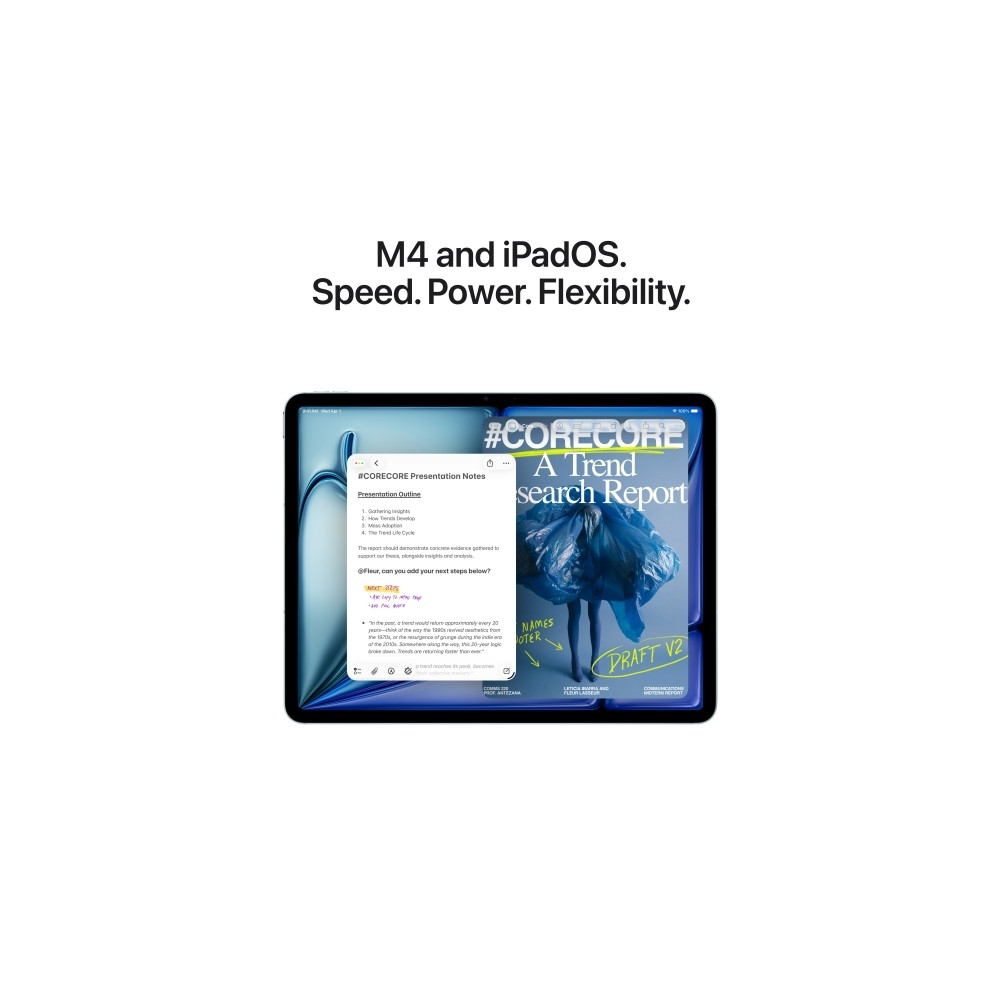 Produktbild för Apple 13-inch iPad Air M4 Wi-Fi + Cellular - surfplatta - 128 GB - 13" - 3G, 4G, 5G