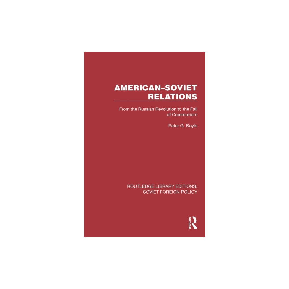Produktbild för American–Soviet Relations (häftad, eng)