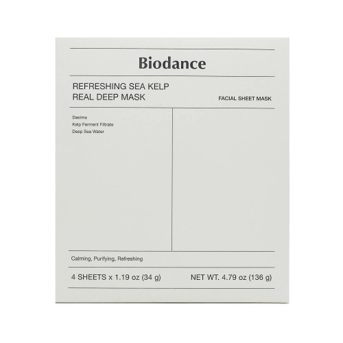 Biodance Biodance Refreshing Sea Kelp Real Deep Mask 4x34g