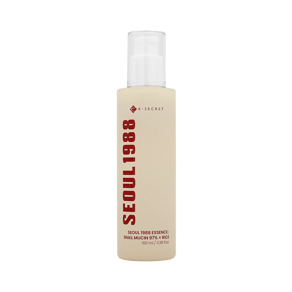 Produktbild för K-SECRET SEOUL 1988 Essence Snail Mucin 97% + Rice 100ml