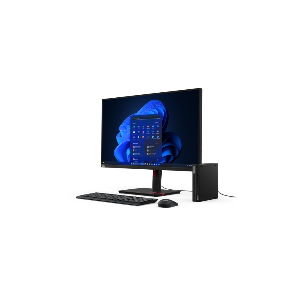 Produktbild för Lenovo ThinkCentre M70q Gen 5 - liten Core i7 i7-14700T 1.3 GHz - vPro Enterprise - 16 GB - SSD 1 TB - Engelska - Europa