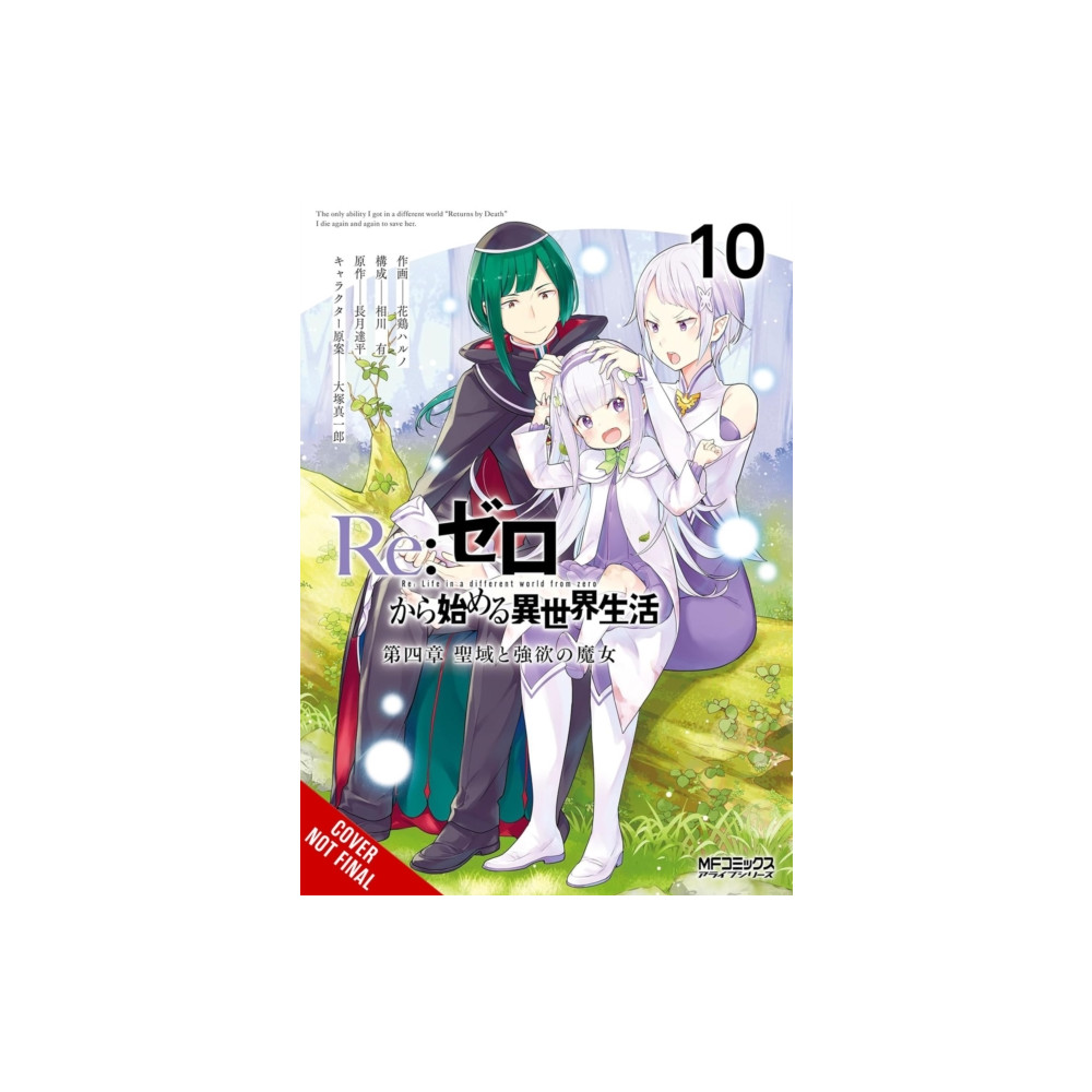 Produktbild för Re:ZERO -Starting Life in Another World-, Chapter 4: The Sanctuary and the Witch of Greed, Vol. 10 (manga) (häftad, eng)