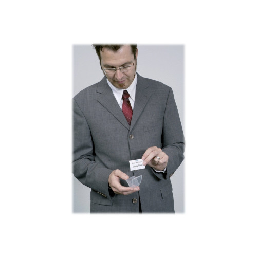 Durable DURABLE CLICK FOLD namnskylt - för 54 x 90 mm - transparent (paket om 10)