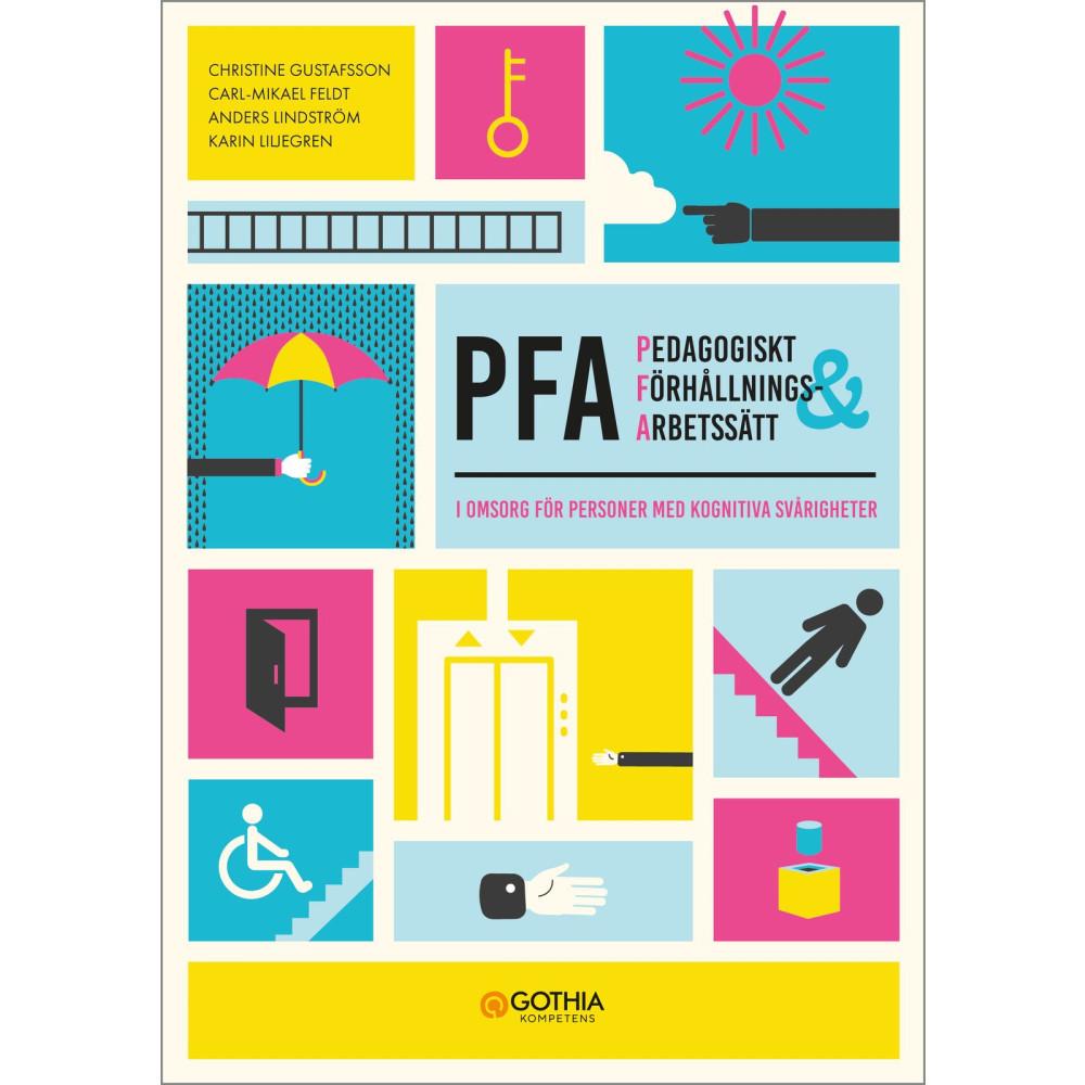 Produktbild för Pedagogiskt förhållnings- och arbetssätt (PFA) : i omsorg för personer med kognitiva svårigheter (häftad) (Skadad)