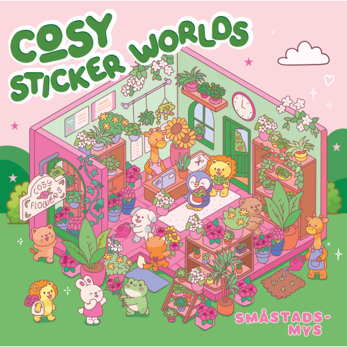 Tukan Förlag Cosy sticker worlds: småstadsmys (häftad)
