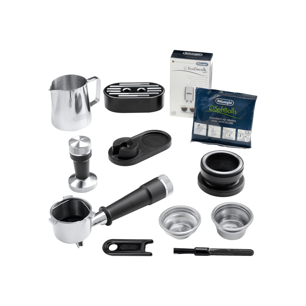 Produktbild för De'Longhi La Specialista Arte EC9155.MB - kaffemaskin med mjölkskummare - 15 bar - svart metall
