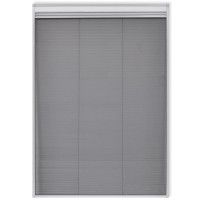 Produktbild för Insektsnät plissé till fönster 160 x 80 cm med solskydd