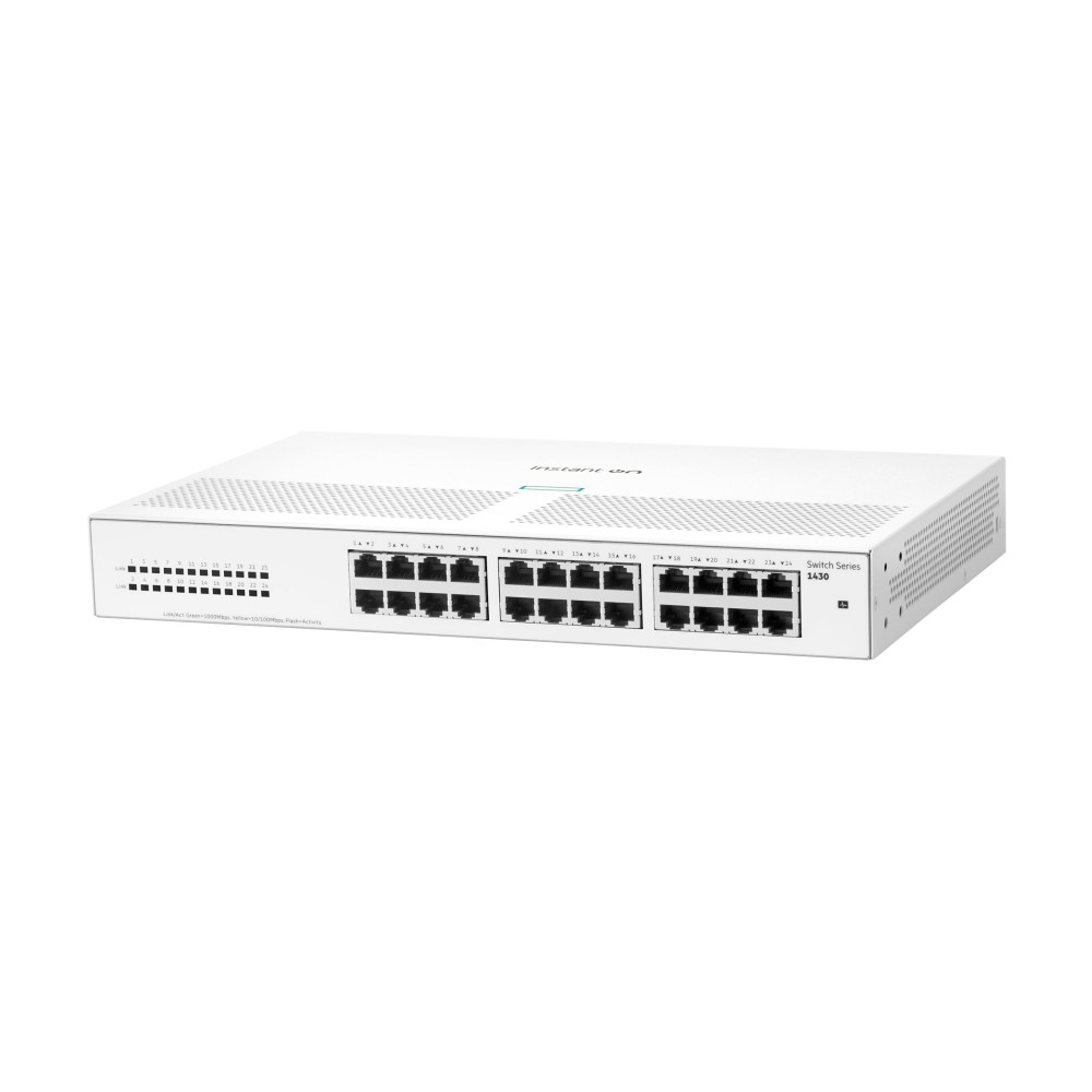 Produktbild för HPE Networking Instant On 1430 24G Switch - switch - 24 portar - ohanterad - rackmonterbar