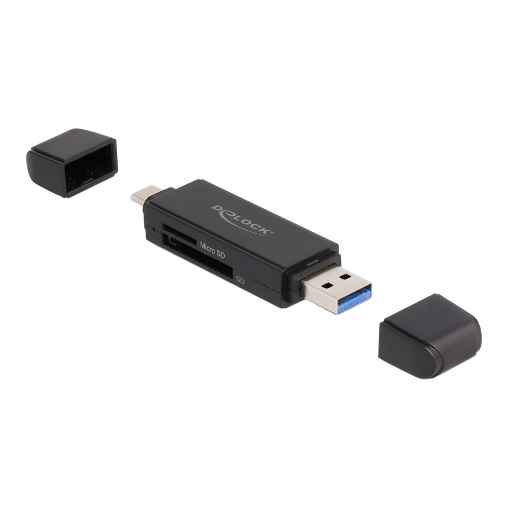 Produktbild för Delock kortläsare - USB 3.2 Gen 1 / USB-C