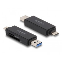 Produktbild för Delock kortläsare - USB 3.2 Gen 1 / USB-C