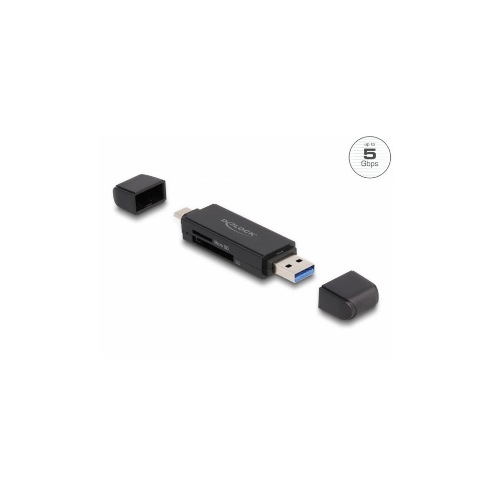 Produktbild för Delock kortläsare - USB 3.2 Gen 1 / USB-C