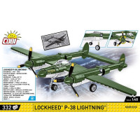 Produktbild för XXX_Cobi Blocks (Cobi) Lockheed P-38 Lightning 332 Cobi Bloc...