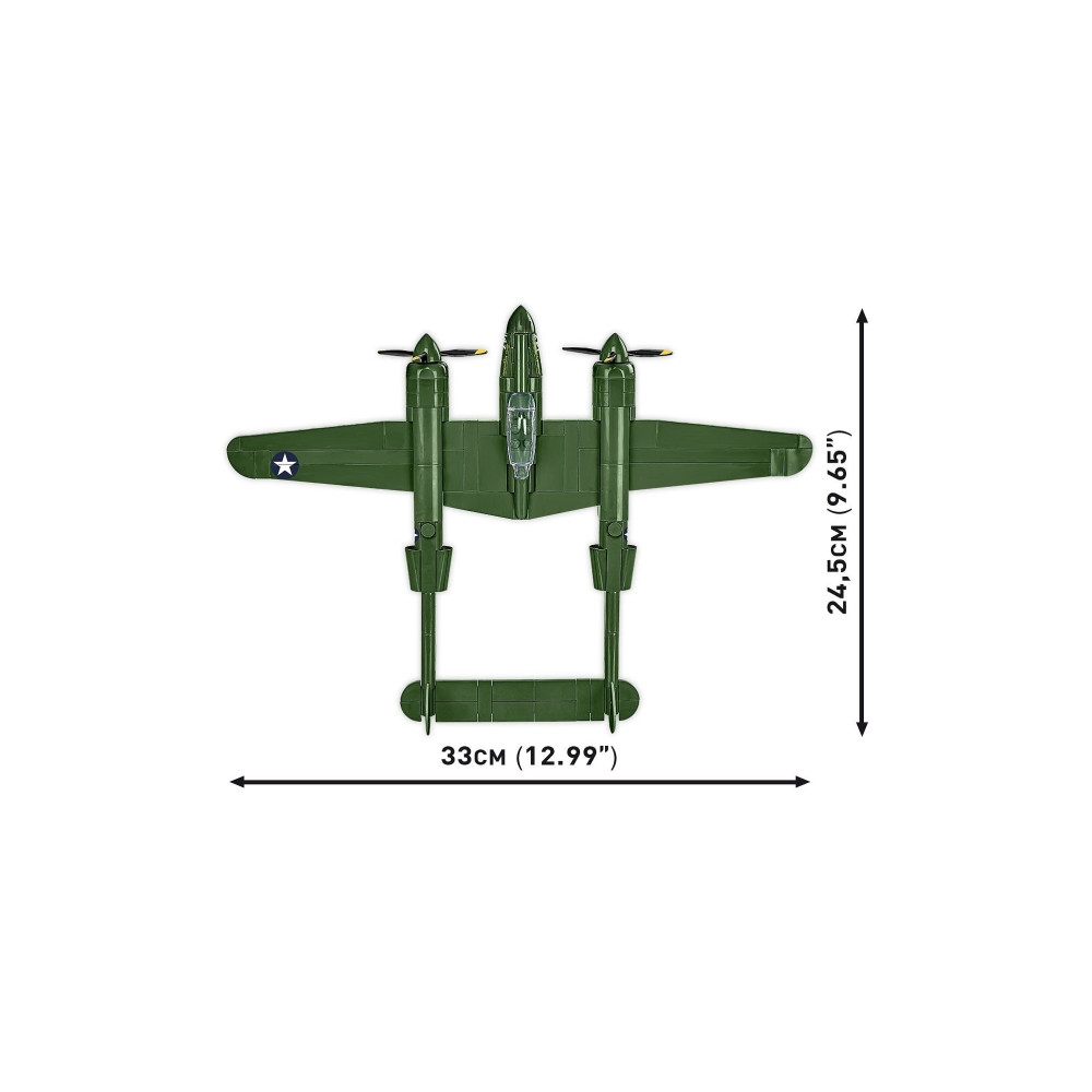 Produktbild för XXX_Cobi Blocks (Cobi) Lockheed P-38 Lightning 332 Cobi Bloc...