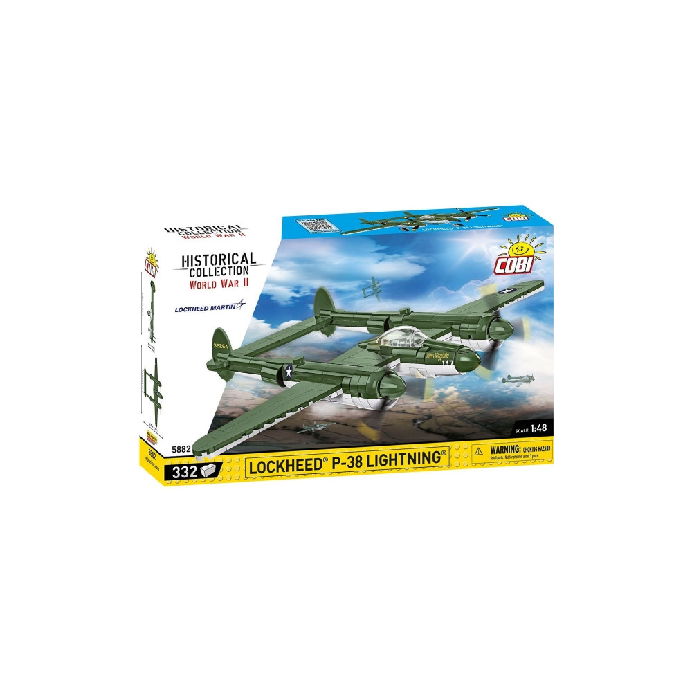 Produktbild för XXX_Cobi Blocks (Cobi) Lockheed P-38 Lightning 332 Cobi Bloc...