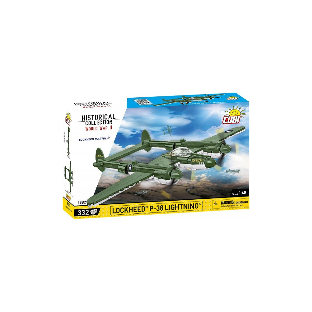 Produktbild för XXX_Cobi Blocks (Cobi) Lockheed P-38 Lightning 332 Cobi Bloc...