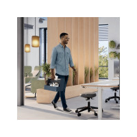 Produktbild för Leitz bordsorganiserare - 38 x 19 x 26 cm - mörkgrå