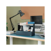 Produktbild för Leitz bordsorganiserare - 38 x 19 x 26 cm - mörkgrå