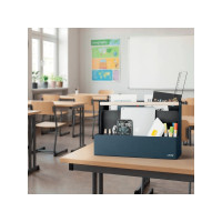 Produktbild för Leitz bordsorganiserare - 38 x 19 x 26 cm - mörkgrå