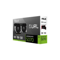 Produktbild för ASUS Dual - OC Edition - grafikkort - GeForce RTX 5070 - 12 GB