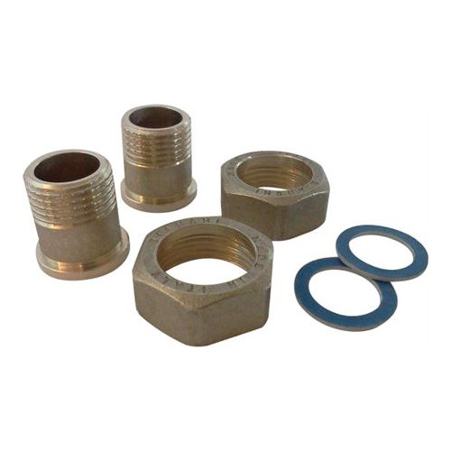 Solar Plus Inskruvnings-/anslutningssats DN15 3/4" x 1/2" (2 övergångsm...