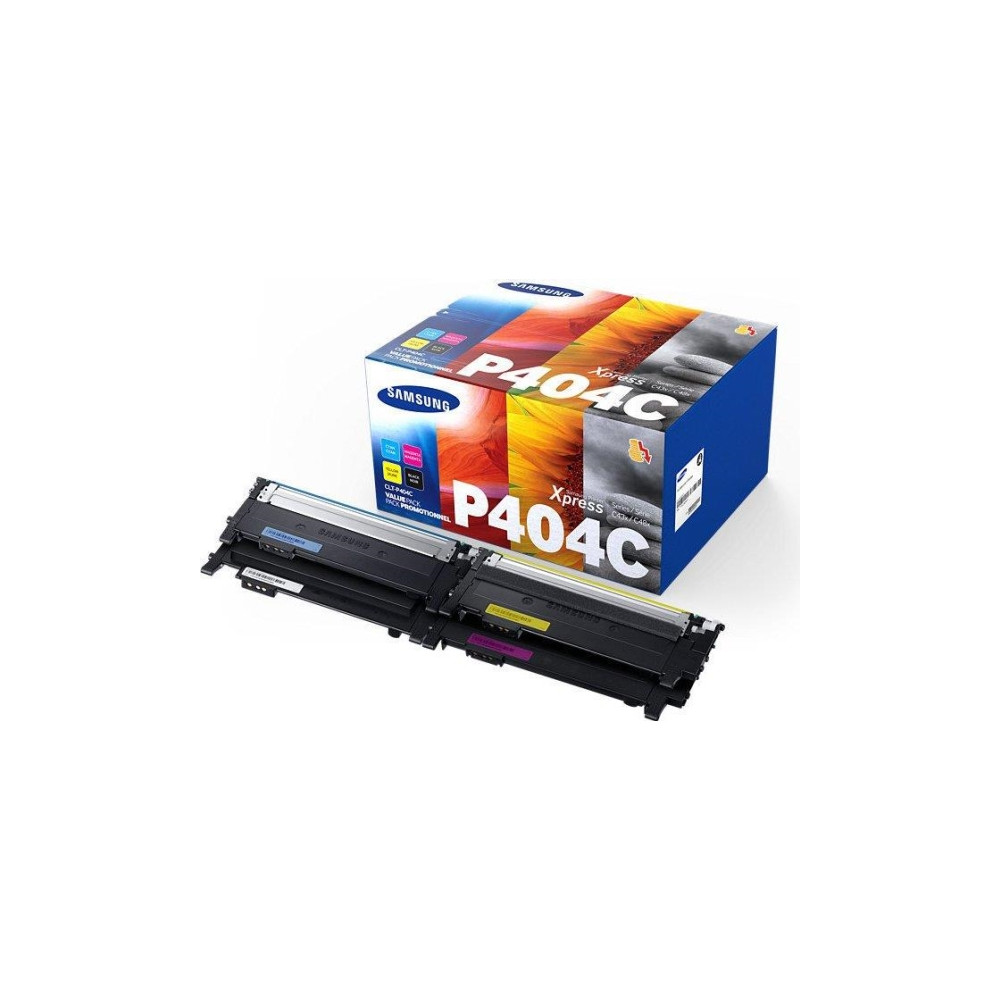 Produktbild för HP CLT-P404C - 4-pack - svart, gul, cyan, magenta - original - tonerkassett (SU365A)