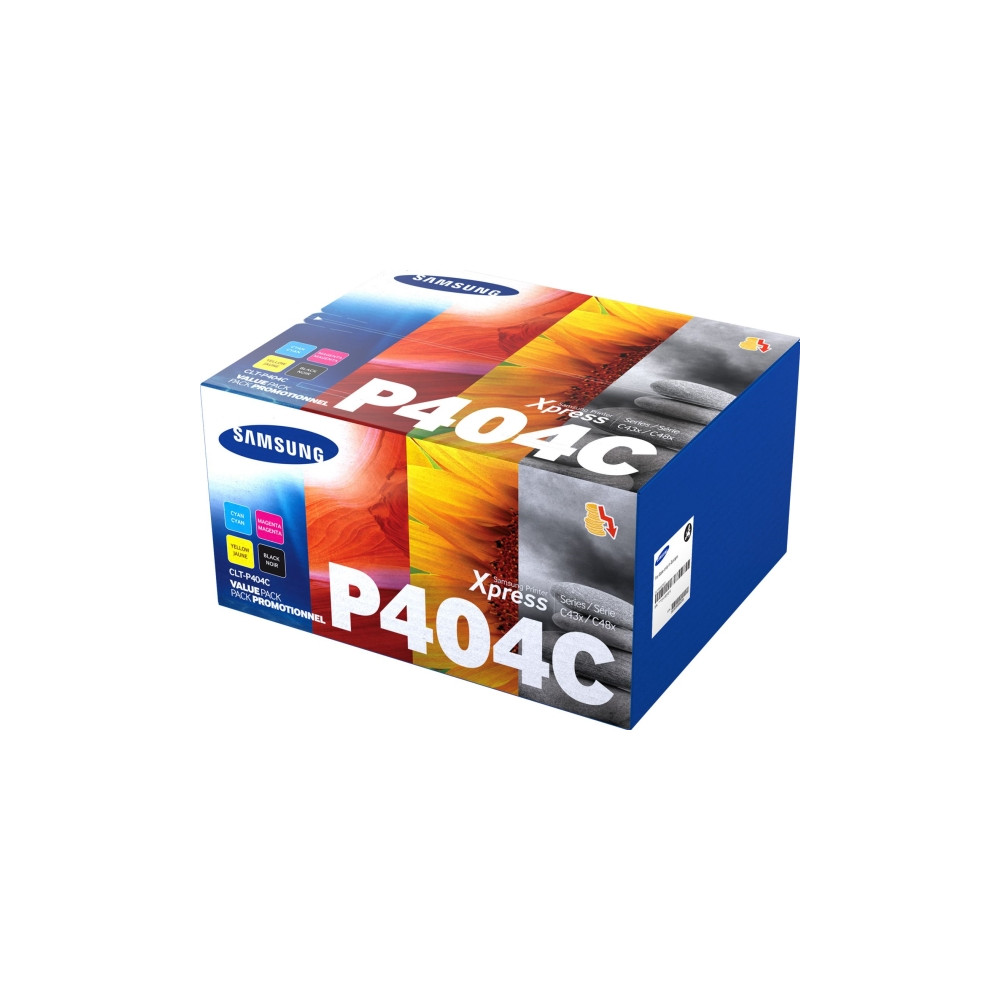 Produktbild för HP CLT-P404C - 4-pack - svart, gul, cyan, magenta - original - tonerkassett (SU365A)