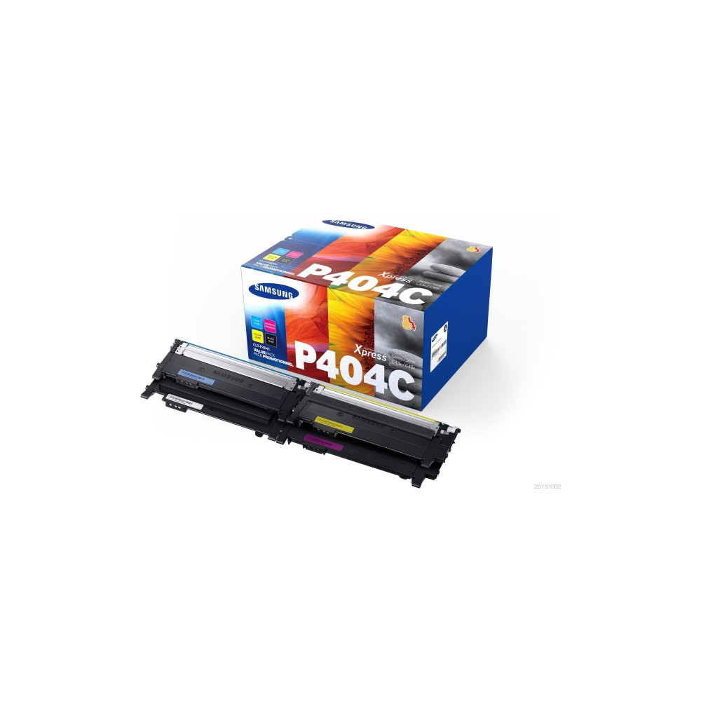 Produktbild för HP CLT-P404C - 4-pack - svart, gul, cyan, magenta - original - tonerkassett (SU365A)