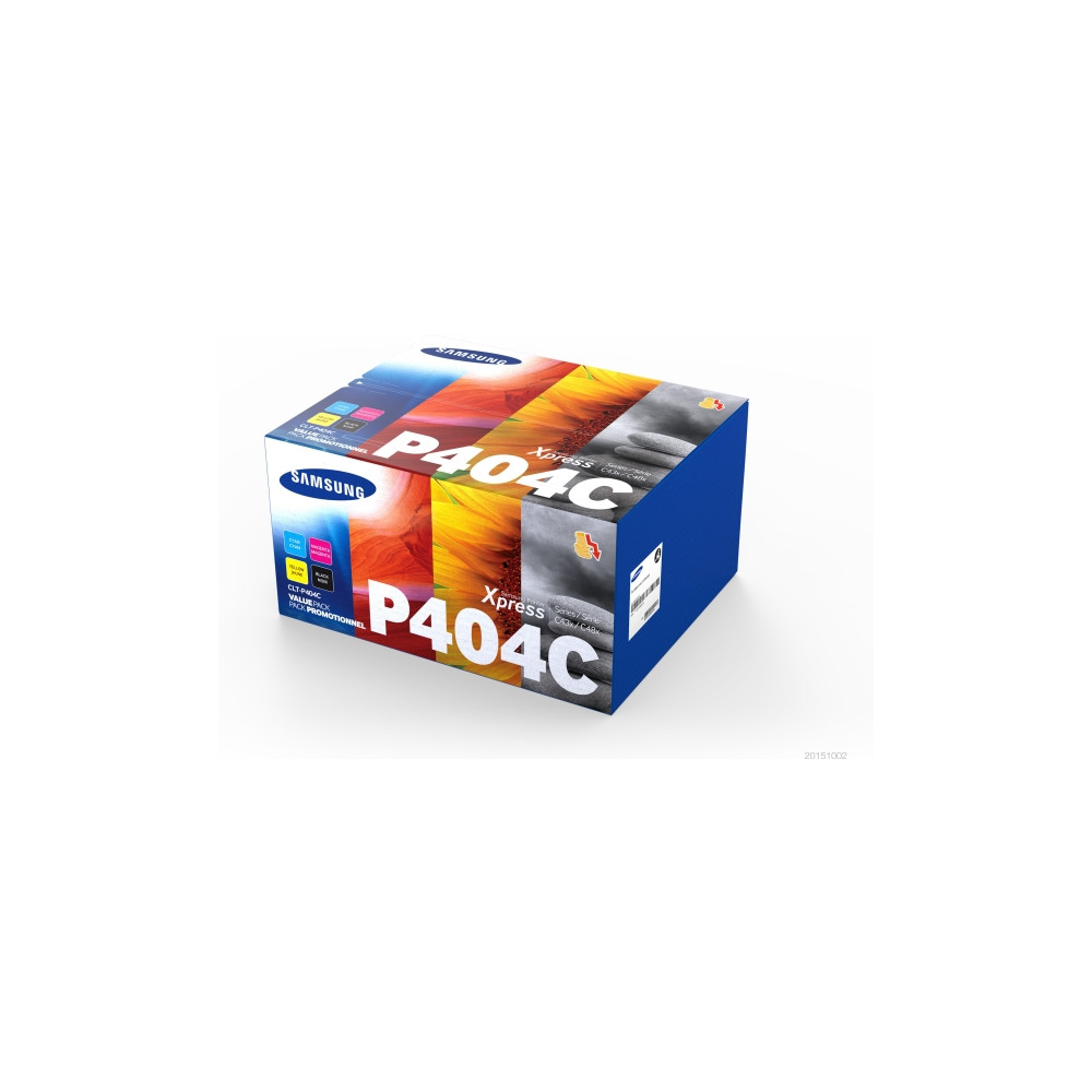 Produktbild för HP CLT-P404C - 4-pack - svart, gul, cyan, magenta - original - tonerkassett (SU365A)