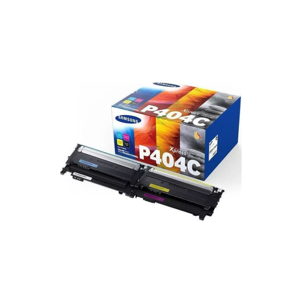 Produktbild för HP CLT-P404C - 4-pack - svart, gul, cyan, magenta - original - tonerkassett (SU365A)