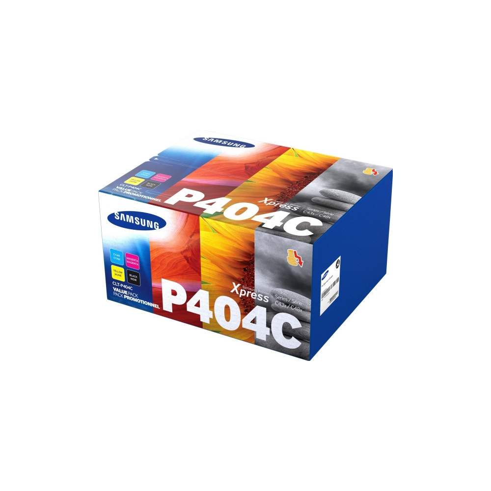 Produktbild för HP CLT-P404C - 4-pack - svart, gul, cyan, magenta - original - tonerkassett (SU365A)