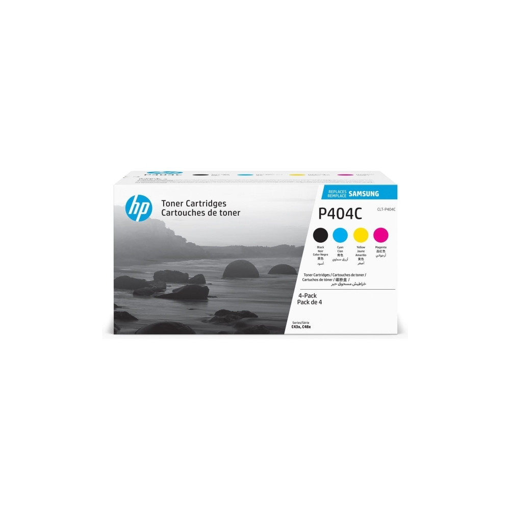 Produktbild för HP CLT-P404C - 4-pack - svart, gul, cyan, magenta - original - tonerkassett (SU365A)