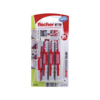 Produktbild för Fischer 537652, Väggplugg, Tegel, Betong, 80 mm, 1 cm, 9 cm,...