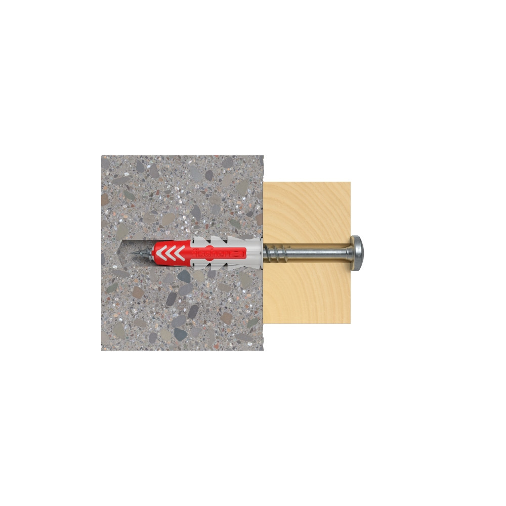 Produktbild för Fischer 537652, Väggplugg, Tegel, Betong, 80 mm, 1 cm, 9 cm,...