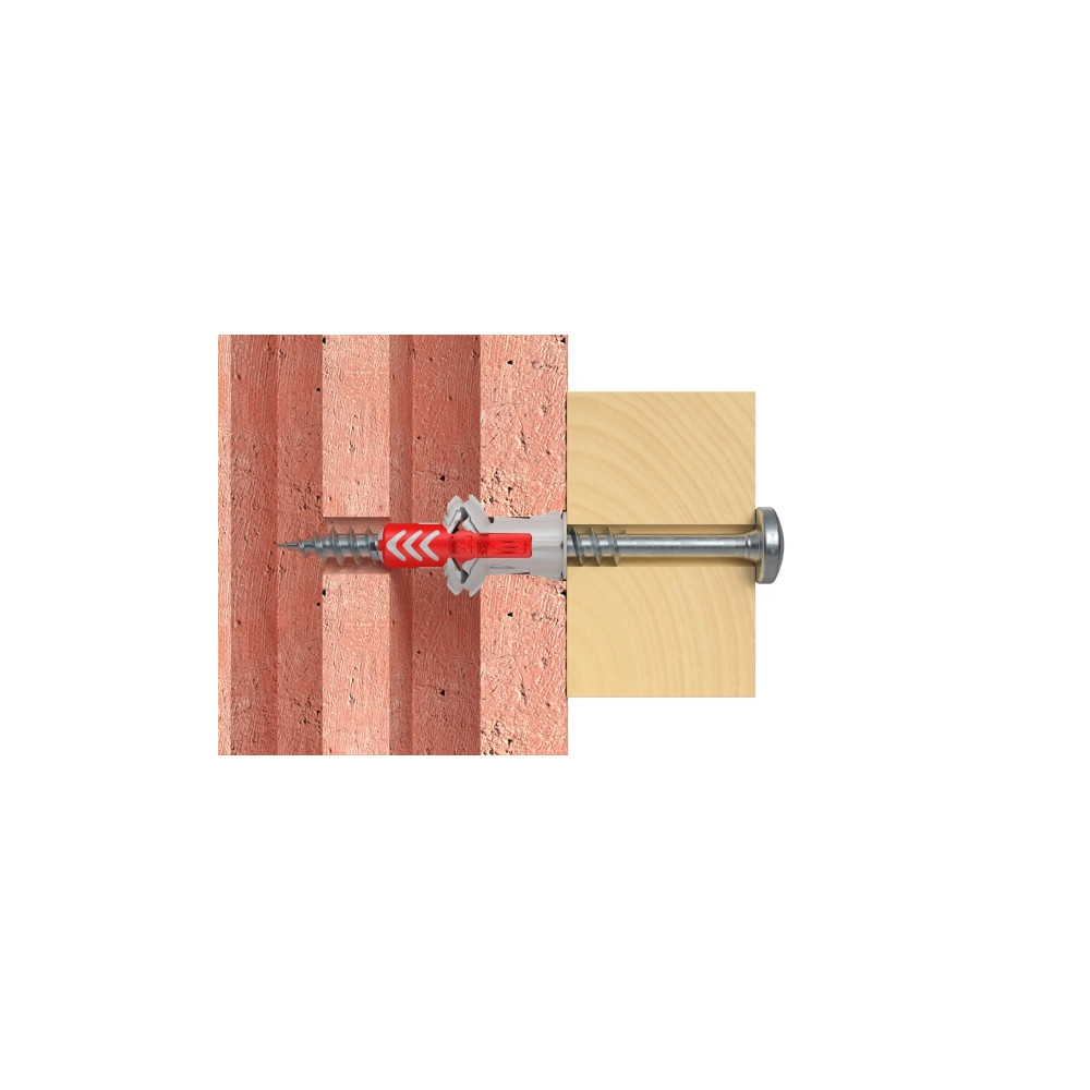 Produktbild för Fischer 537652, Väggplugg, Tegel, Betong, 80 mm, 1 cm, 9 cm,...