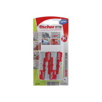 Produktbild för Fischer 537654, Kit med skruv och väggplugg, Tegel, Betong,...