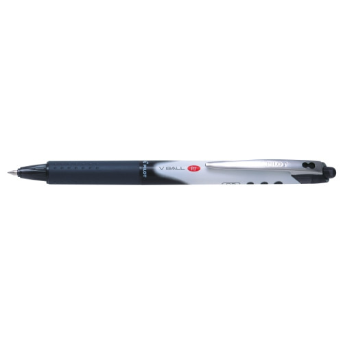 Pilot Pen Rollerpenna, Pilot V-Ball Rt, refillbar, 0,5 mm, svart, 12-p...