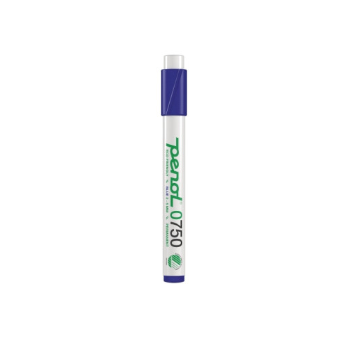 PENOL Permanent märkpenna Penol 0750 2-5 mm blå, 10 st/förpackning