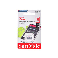 Produktbild för SanDisk Ultra - flash-minneskort - 32 GB - microSDHC UHS-I