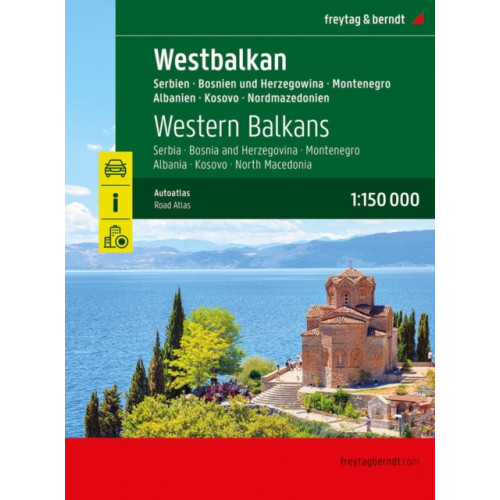 Freytag-Berndt Western Balkans, road atlas 1:150,000 (häftad, eng)