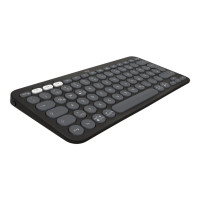 Produktbild för Logitech Pebble 2 Combo - sats med tangentbord och mus - QWERTY - USA, internationellt - tonal white Inmatningsenhet