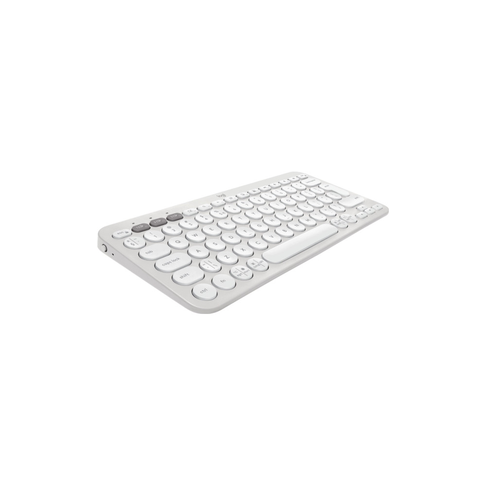 Produktbild för Logitech Pebble 2 Combo - sats med tangentbord och mus - QWERTY - USA, internationellt - tonal white Inmatningsenhet