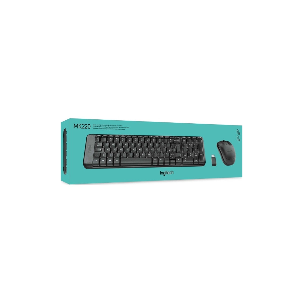 Produktbild för Logitech Wireless Combo MK220