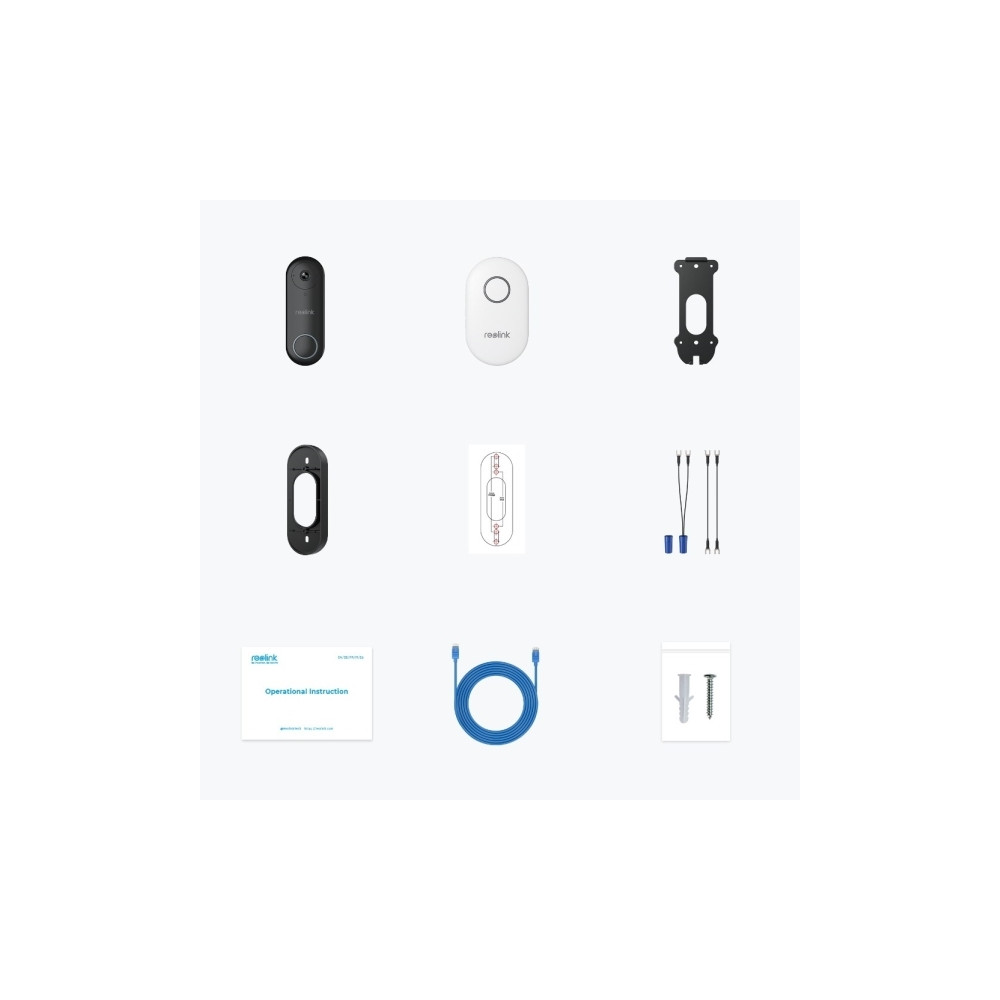 Produktbild för Reolink Video Doorbell PoE - smart dörrklocka