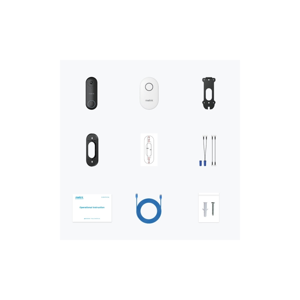 Produktbild för Reolink Video Doorbell PoE - smart dörrklocka