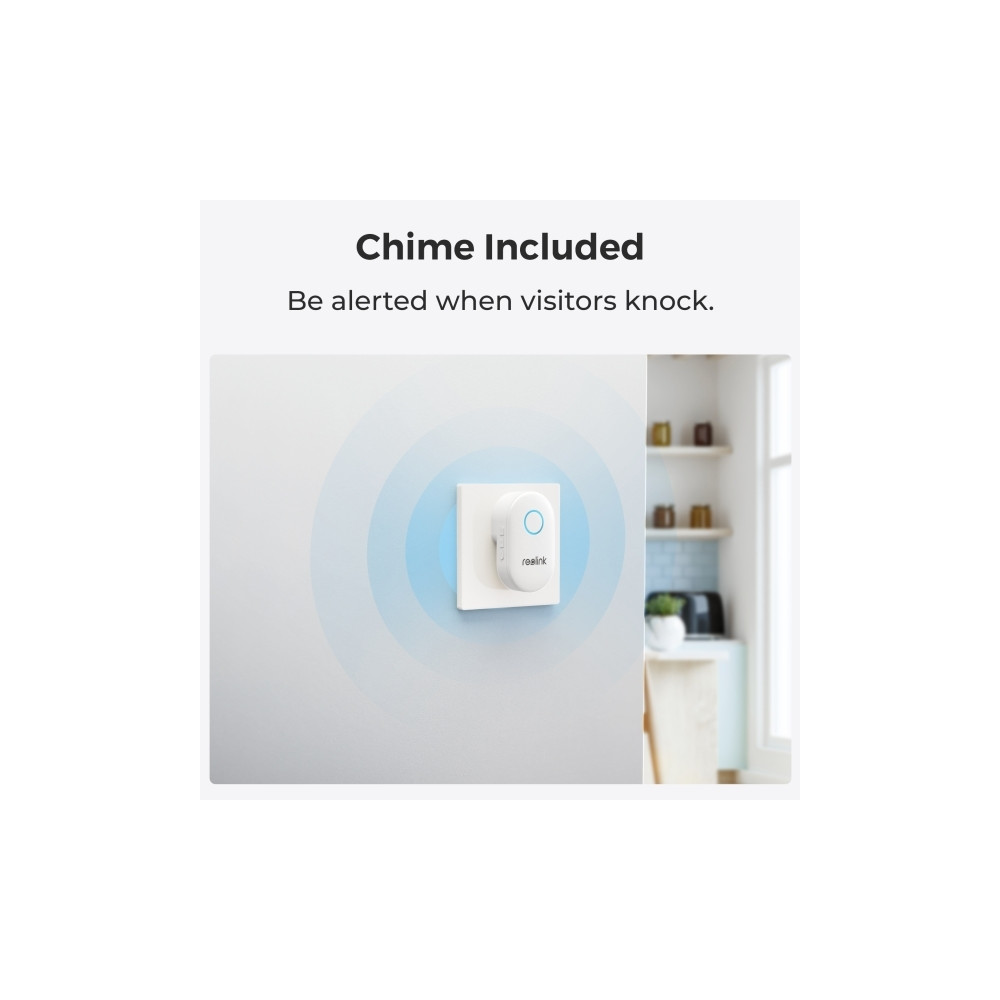 Produktbild för Reolink Video Doorbell PoE - smart dörrklocka