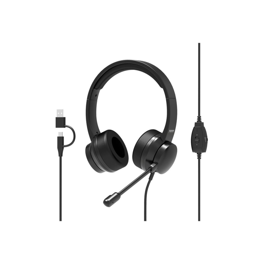 Produktbild för PORT Connect - headset - USB-A