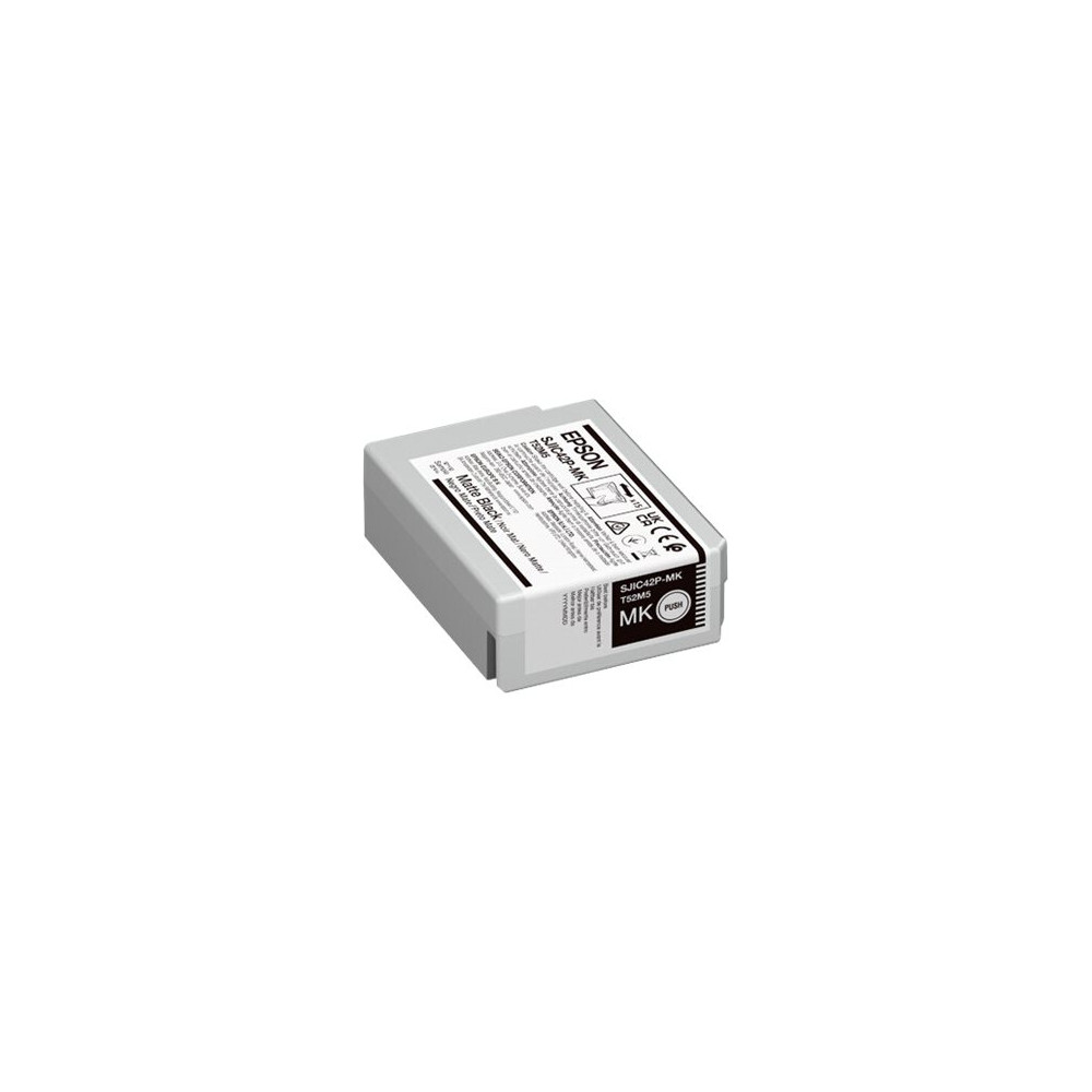 Produktbild för Epson SJIC42P-MK - mattsvart - original - bläckpatron